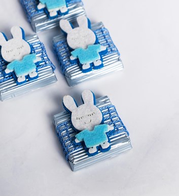 Bebek Keçe Tavşan Mavi