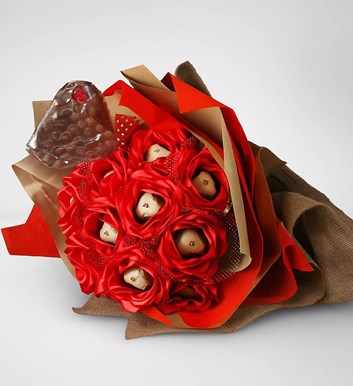 Çikolata Buketi Kırmızı