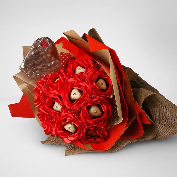 Çikolata Buketi Kırmızı