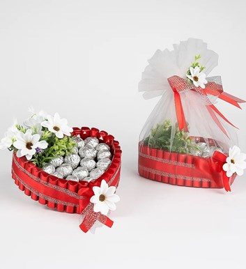 Kalp Dolu Çikolata Büyük