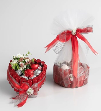 Kalp Dolu Çikolata Küçük