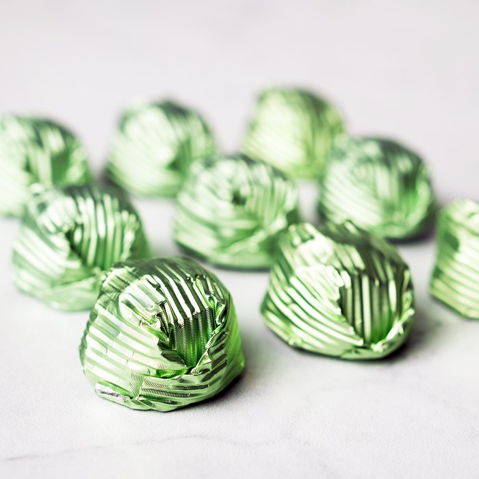 Yaldızlı Yeşil Çikolata