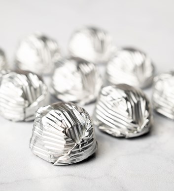 Yaldızlı Gümüş Renkli Çikolata Ankara Çayyolu Bağlıca