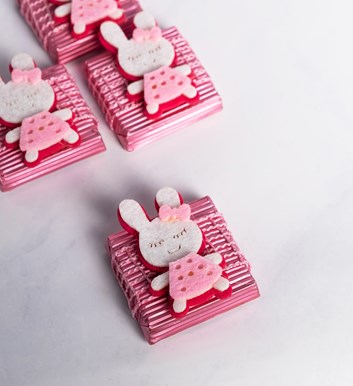 Bebek Keçe Tavşan Pembe