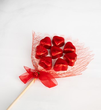 8'li Kalpli Çikolata (Kırmızı)